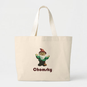 Gnome Chomsky Large Tote Bag
