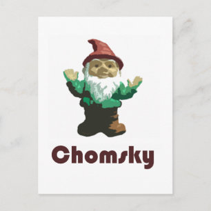 Gnome Chomsky Postcard