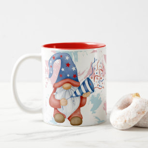 GNOME chrismas Mug, for Gnome Lovers, Coffe Two-Tone Coffee Mug
