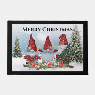 Gnome Christmas Doormat Door Mat