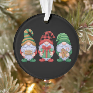 Gnome Christmas Gnomes Cute Gnomies Holidays Ornament