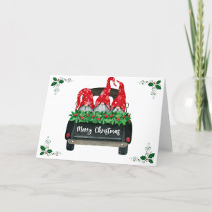 Gnome Christmas Holiday Card