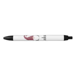 Gnome Christmas Holidays Scandinavian Tomte design Black Ink Pen