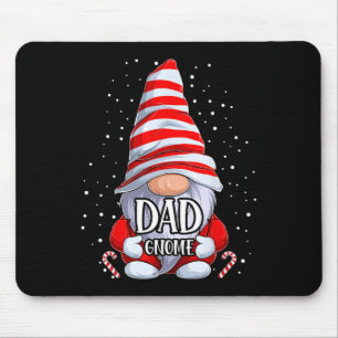 Gnome Christmas Pyjamas Matching Family Group Mouse Mat