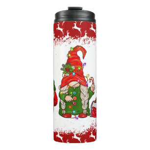 Gnome Christmas Thermal Tumbler