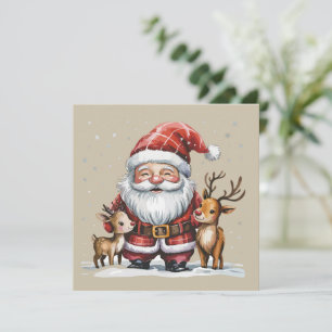 Gnome Christmas Winter Season Gnomes Lover Holiday Card