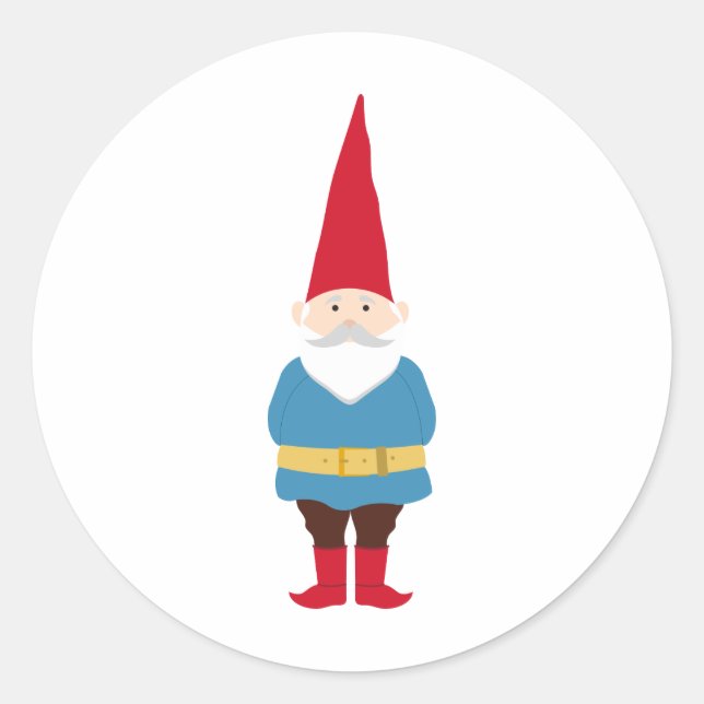 Gnome Classic Round Sticker (Front)