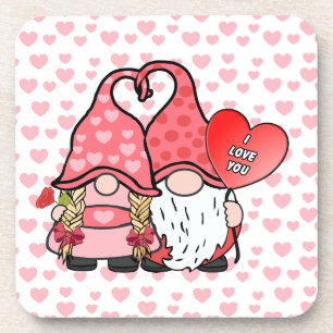 Gnome Couple Coaster