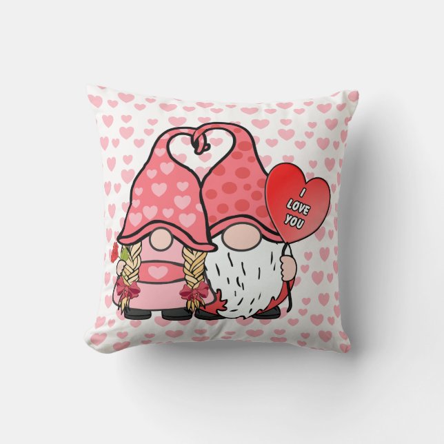 Gnome Couple  Cushion (Front)