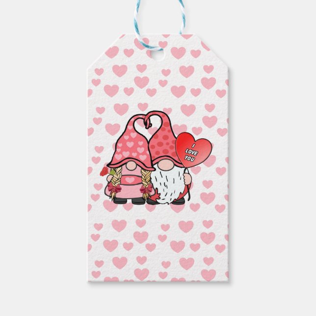 Gnome Couple Gift Tags (Front)