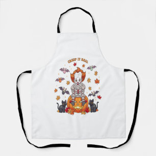 Gnome Cute Pumpkin Halloween Apron