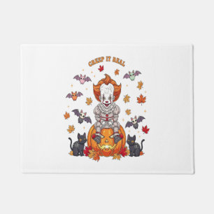 Gnome Cute Pumpkin Halloween Doormat