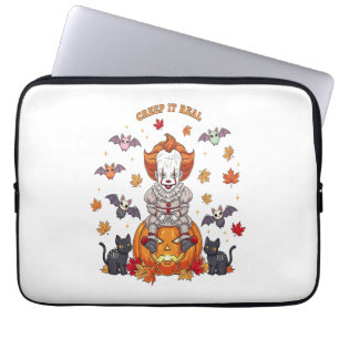 Gnome Cute Pumpkin Halloween Laptop Sleeve