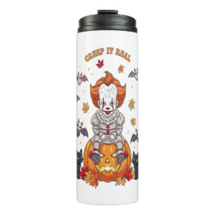Gnome Cute Pumpkin Halloween Thermal Tumbler