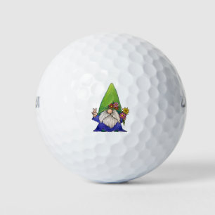 Gnome Day Hippy Golf Balls