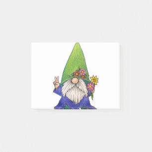 Gnome Day Hippy Post-it Notes