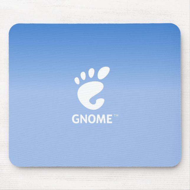 Gnome DE blue Mouse Mat (Front)