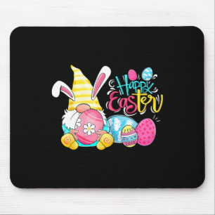 Gnome Easter Egg Hunt Gnomes Bunny Happy Easter Da Mouse Mat