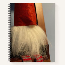 Gnome Elf Spiral Holiday Notebook with 2 images