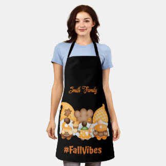 Gnome Fall Vibes Apron