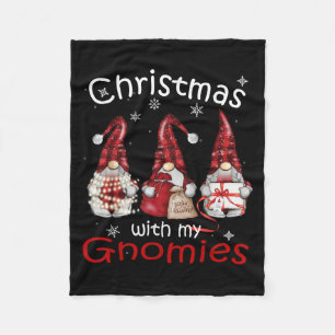 Gnome Family Christmas For Women Men - Buffalo Pla Fleece Blanket