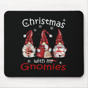 Gnome Family Christmas For Women Men - Buffalo Pla Mouse Mat