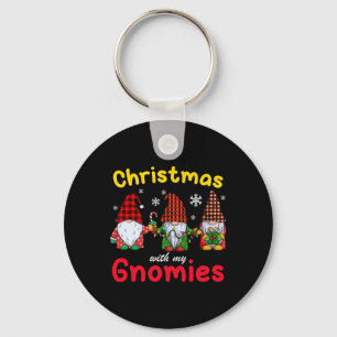 Gnome Family Christmas For Women Men Gnome Lover Key Ring