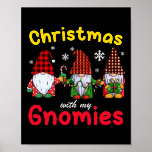 Gnome Family Christmas For Women Men Gnome Lover Poster