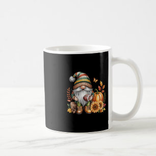 Gnome Footll Season Thanksgiving Fall Leaves Autum Coffee Mug