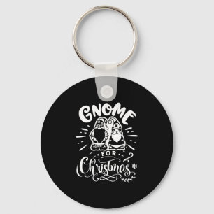Gnome for Christmas Key Ring