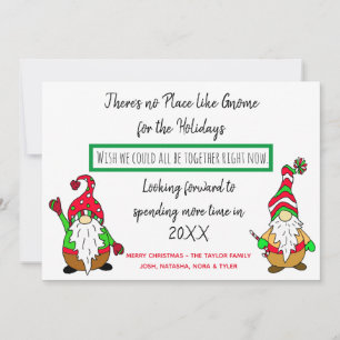 Gnome for Christmas, Social DIstancing Holiday Card