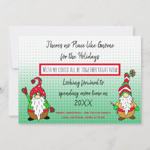 Gnome for Christmas, Social DIstancing Holiday Card