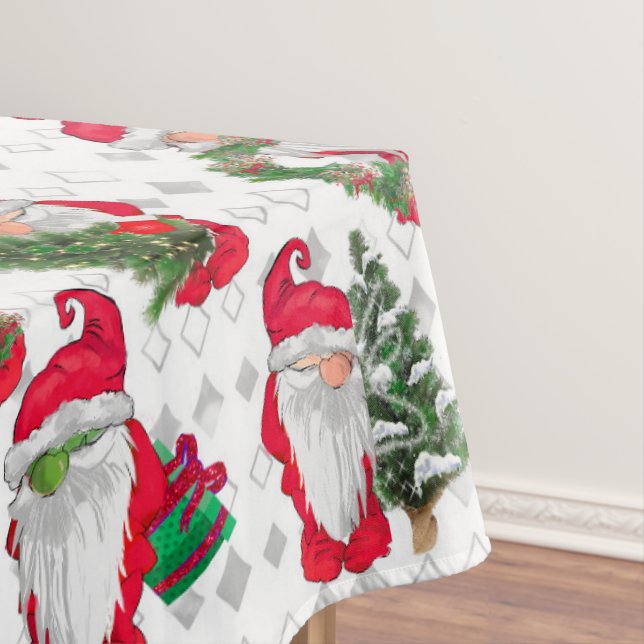Gnome For Christmas  Tablecloth (In Situ)