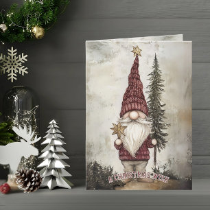 Gnome for the Christmas Holiday Card