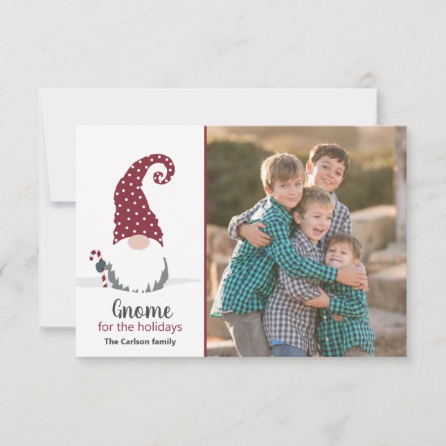 Gnome for the Holiday Scandinavian Tomte design Invitation (Front)