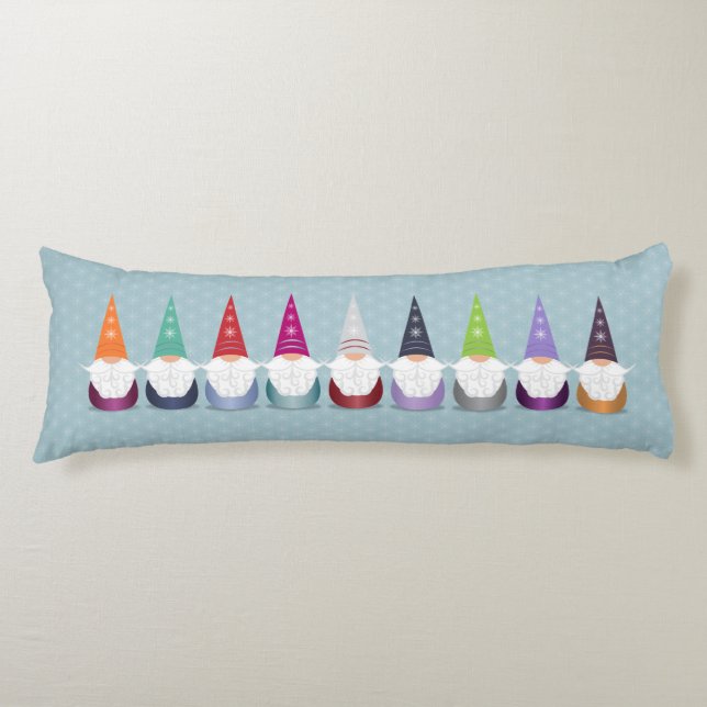Gnome For The Holidays Body Cushion (Front)