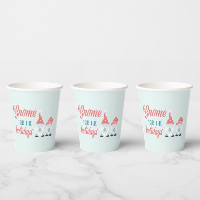 Gnome for the Holidays Holiday Paper Cups (Multi)