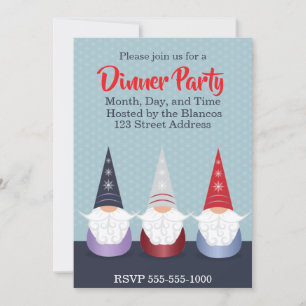 Gnome For The Holidays Invitation