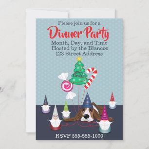 Gnome For The Holidays Invitation