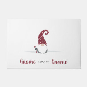 Gnome for the Holidays Scandinavian design Doormat