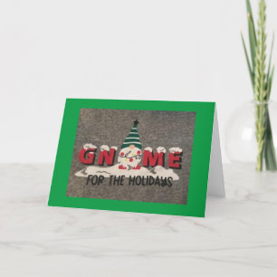 *GNOME FOR THE HOLIDAYS** SEE YOU SOON! HOLIDAY CARD
