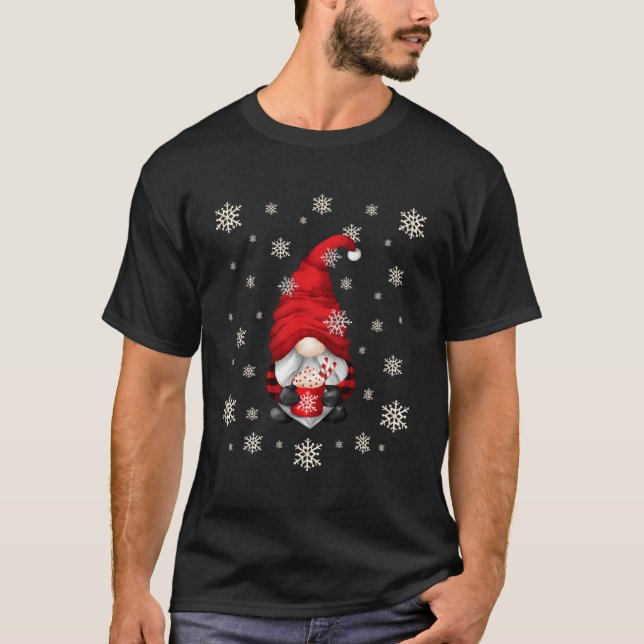 Gnome For With Hot Cocoa For T-Shirt (Front)