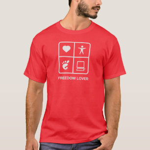 GNOME Freedom Lover Mens T-Shirt