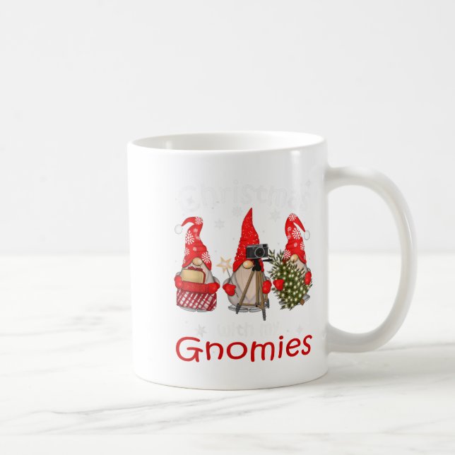 Gnome Funny Family Christmas Shirts Women 2024  Coffee Mug (Right)