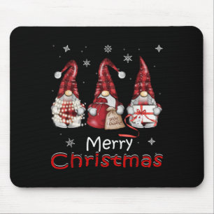 Gnome Funny Family Christmas Shirts Women 2024 Mouse Mat