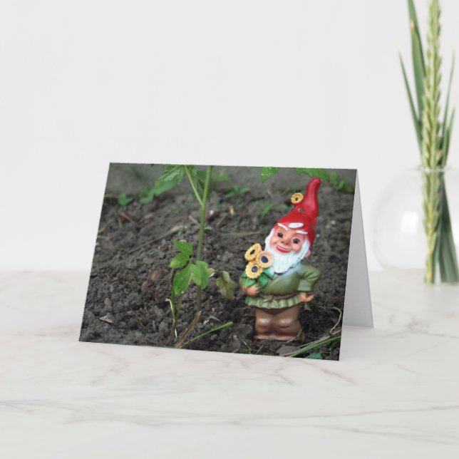 Gnome Get Well Card (Front)