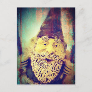 Gnome Grunge Postcard