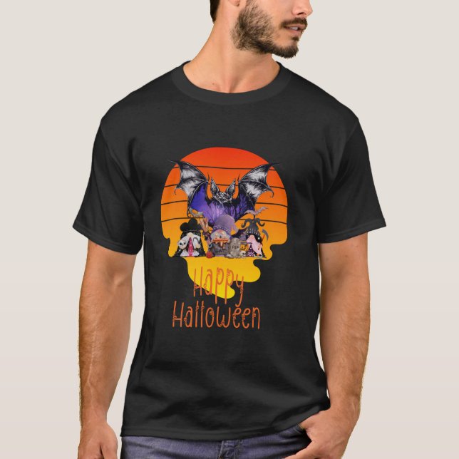 Gnome Halloween  T-Shirt (Front)