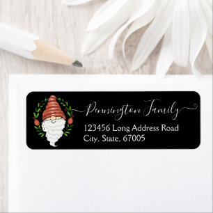 Gnome Holiday Mailing Address Family Name