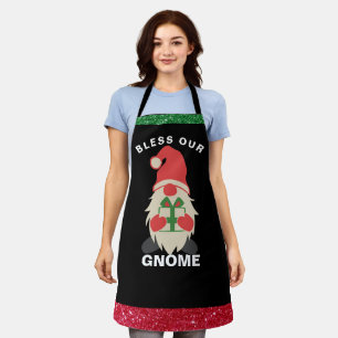 Gnome Holidays: Personalised Christmas Blessing Apron